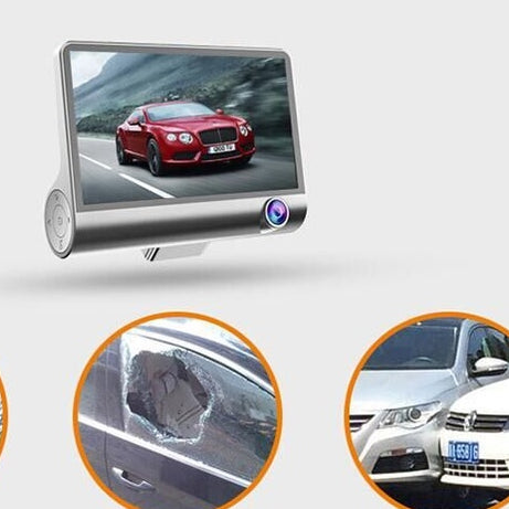 1080P High-definition Three-record Driving Recorder