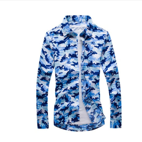 Men's Casual Slim Lapel Shirt New Style