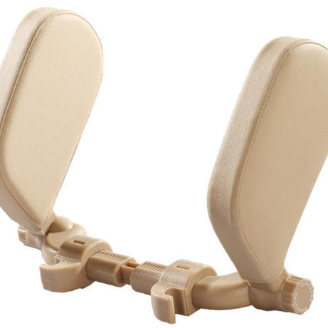 Car headrest pillow Sleep Adjustable Side Car Soft Travel Seat Headrest Auto Leather Support Neck Pillow Cushion car accessories