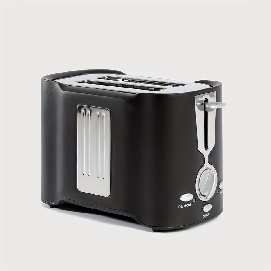 2 Slice Toaster, Quick & Even Results Every Time, Wide Slots Fit Any Size Bread Drop-Down Crumb Tray For Easy Clean Up, Stainless