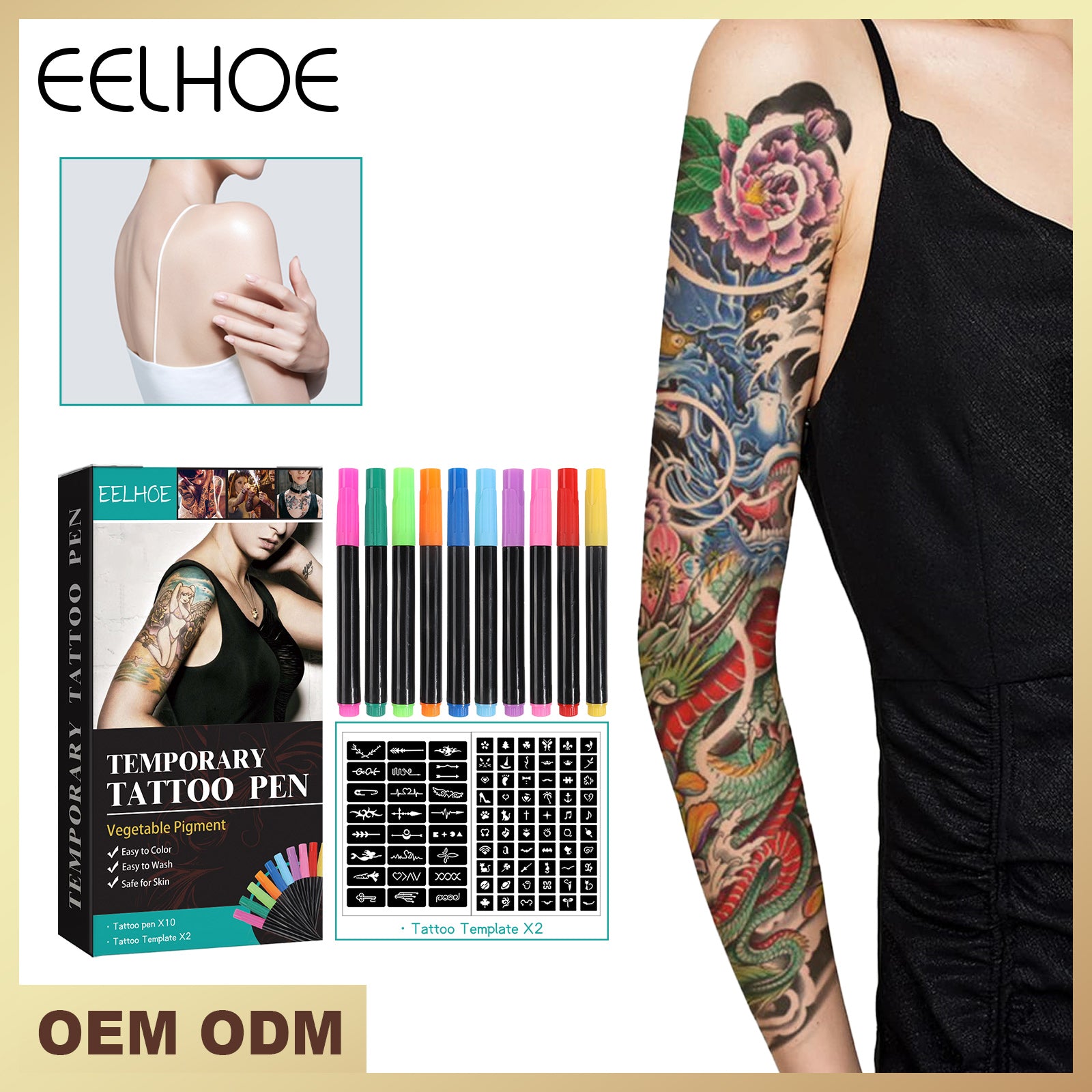 Temporary Tattoo Pen Set