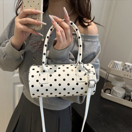 Korean-style Premium Polka-dot Tote Pillow Bag