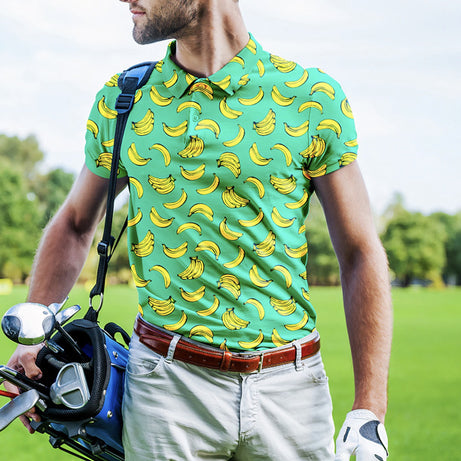 Men's 3D Printed Casual POLO Short Sleeves