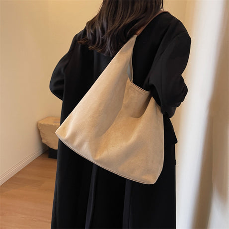 Deerskin Suede Commuter Underarm Bag