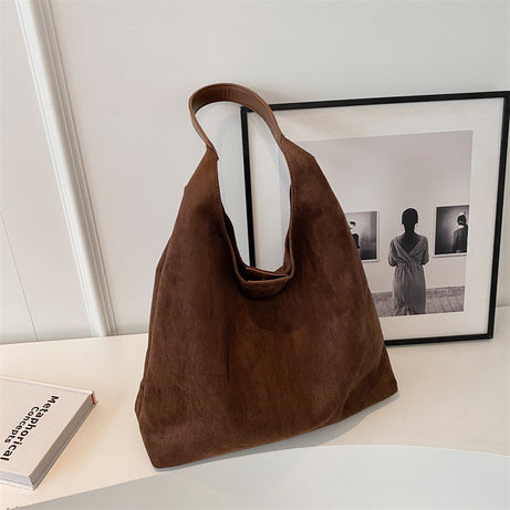 Deerskin Suede Commuter Underarm Bag