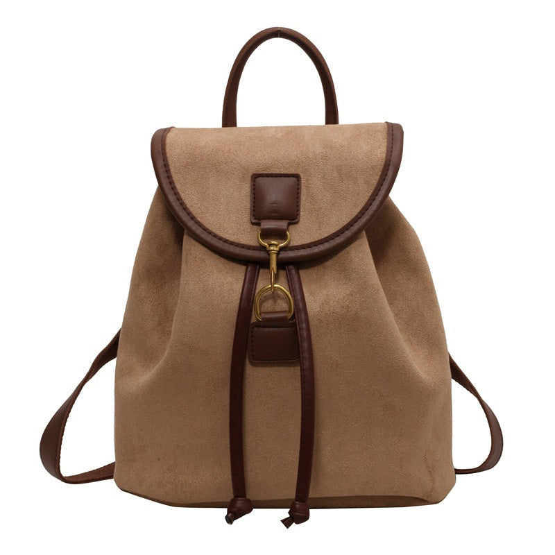 Casual Niche Design Suede Women's Backpack