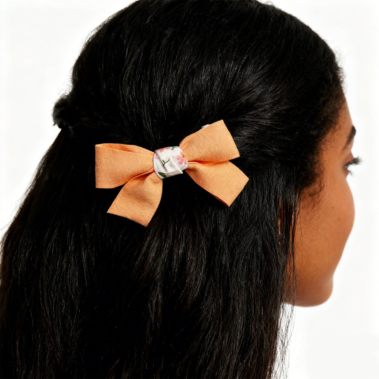 Bow Hair Ties-Orange 9771