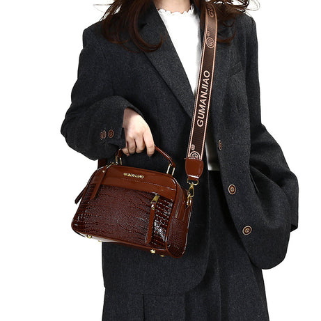 Large-capacity Mom Bucket Solid-color Women's Bag