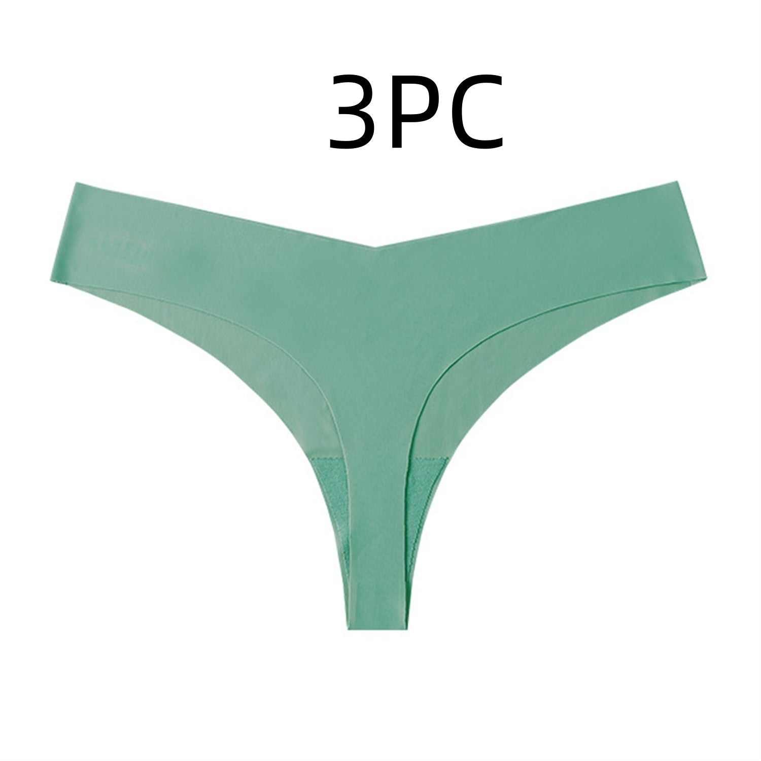 Low Waist Ice Silk Nude Feel Seamless Purified Cotton Crotch T-back