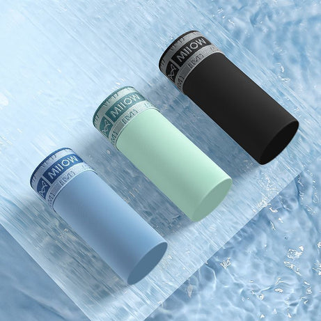 Seamless Ice Silk Mens Boxer Briefs