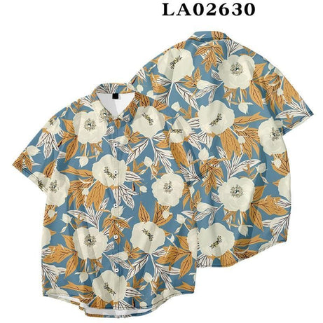 Plus Size Loose Botanical Shirt