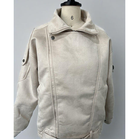 Women's Casual Zip Up Jacket, Fall Long Sleeve Outerwear Coat With Pockets