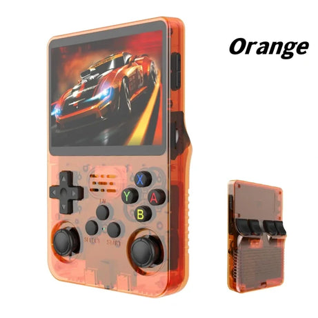 NEW R36S Retro Handheld Video Game Console Linux System 3.5-inch IPS Screen Mini Portable Handheld Video Player 64GB 15000 Games