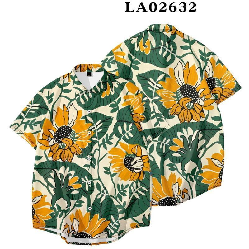 Plus Size Loose Botanical Shirt
