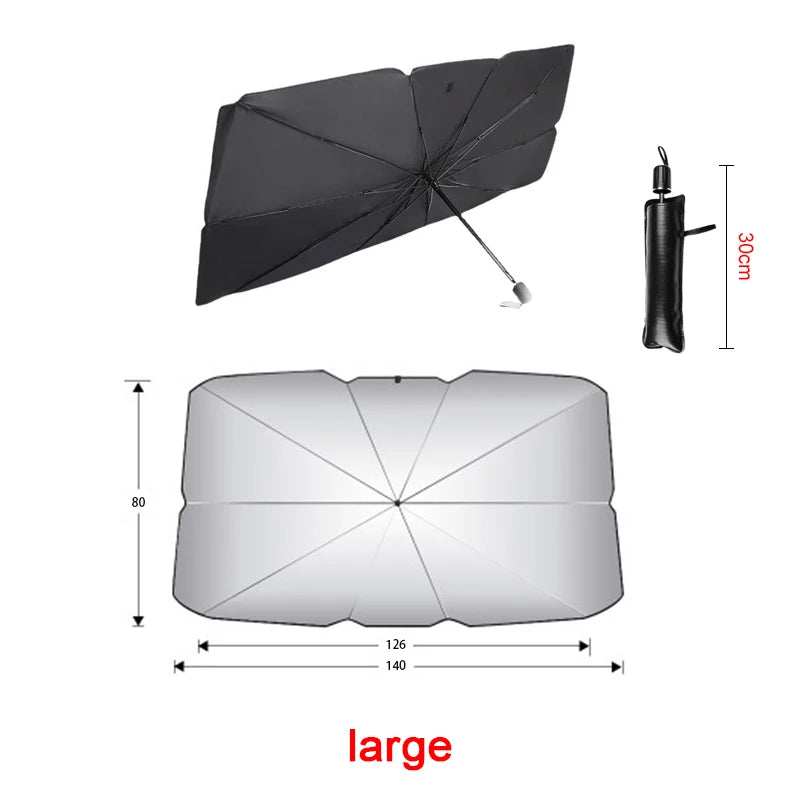 Car Sunshade Umbrella Car Front Window Sunshade Cover Car Sunshade Cover Car Windshield Protection Accessories