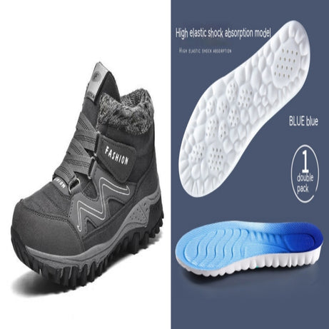 Men's And Women's Outdoor Cotton-padded Mid-top Sports Cotton Shoes