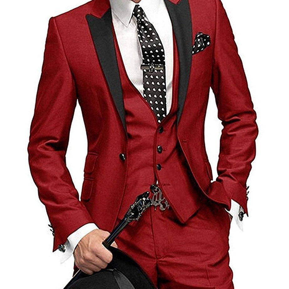 Men's Three-piece Suit Bridegroom Best Man Wedding Suit Men