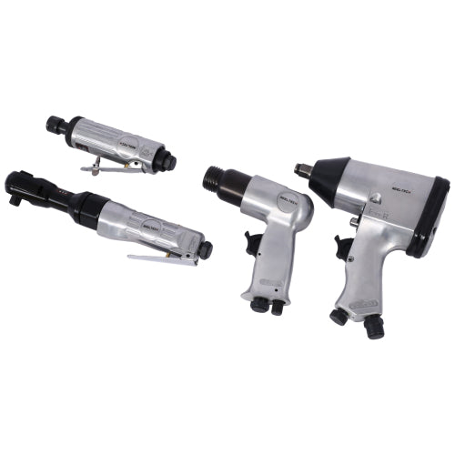 Air Tools & Accessories Kit, 71 Pieces, Impact Wrenches, Air Ratchets, Die Grinders, Air Hammers, Hose Fittings, Storage Boxes