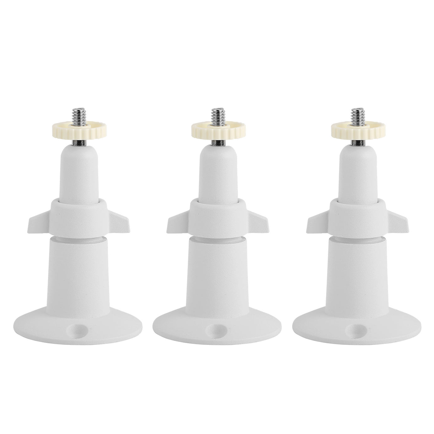 3 Packs  Per Set Security Camera Wall Mount For Arlo 360 Degree Adjustable Camera Holder Garden Patio Screw Mount Universal Fit For  Imperial Standard Screw Interface No Camera