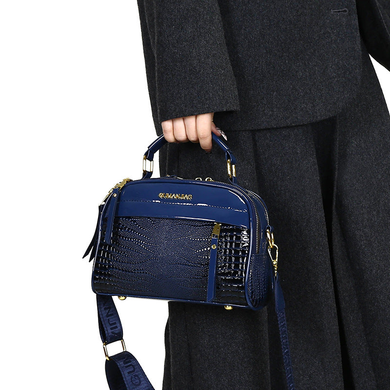 Large-capacity Mom Bucket Solid-color Women's Bag