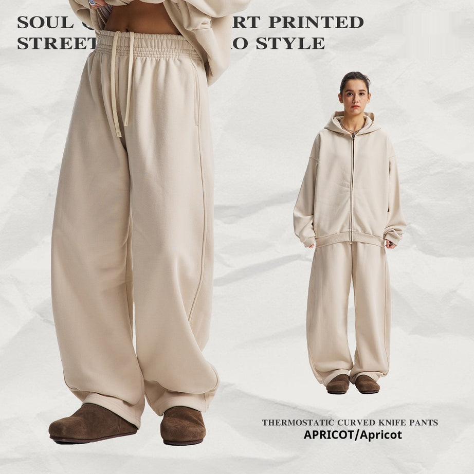 Hooded Cardigan Sweater Set For Men And Women