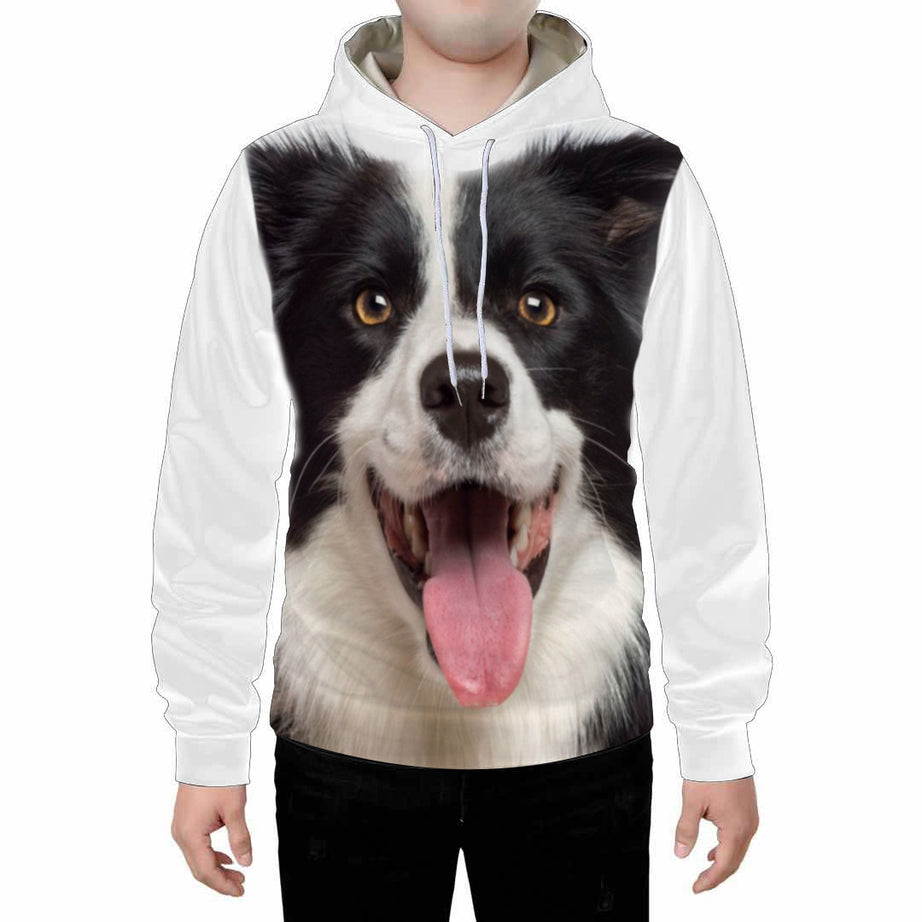 Digital Dog Cute Expression Printed Loose Couple