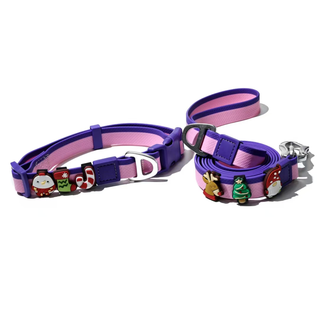 The New Dual-Color Embossed Pet Leash Set Is A Pet Product That Combines Appearance, Fun And Practicality. It Not Only Ensures A Great User Experience With Exquisite Craftsmanship, But Also Injects Mo