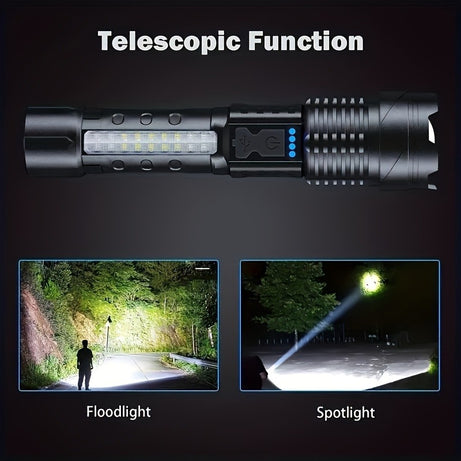Two Pieces Of A76 Flashlights Can Handle All Situations Of Outdoor Exploration And Emergency Lighting. They Are A Must-have For Every Family