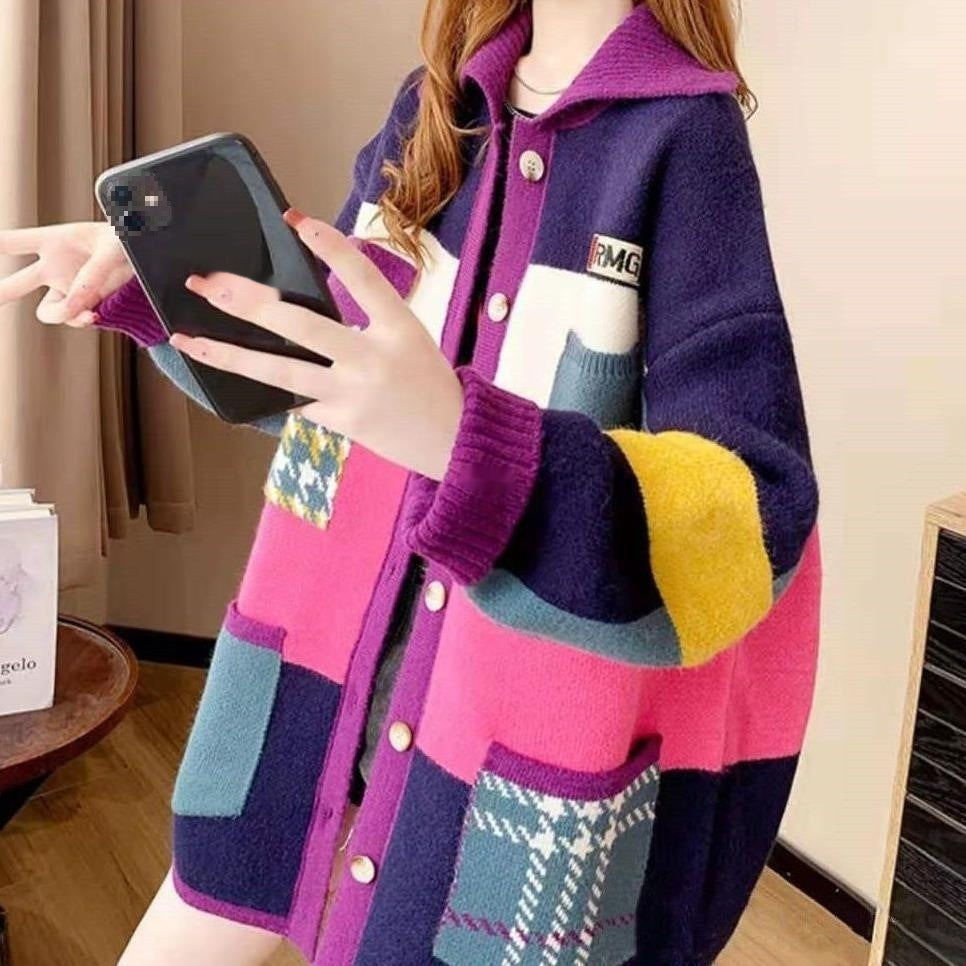 Knitted Cardigan Sweater Coat For Women