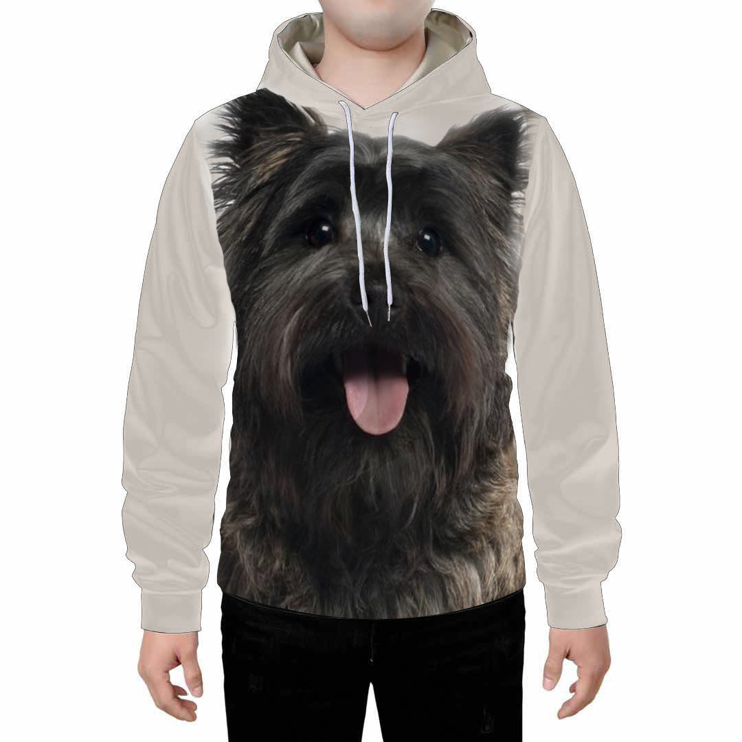 Digital Dog Cute Expression Printed Loose Couple