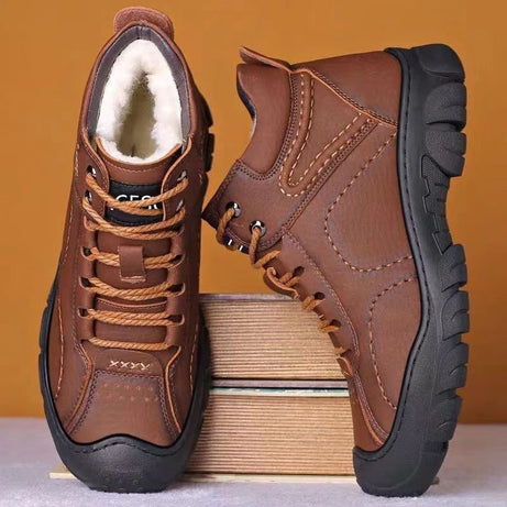 Outdoor Thermal Shoes With Front Laces