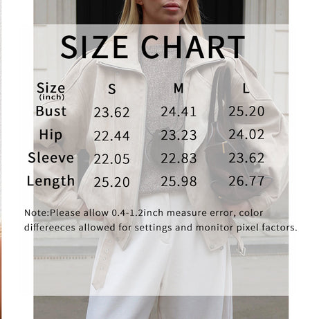 Women's Casual Zip Up Jacket, Fall Long Sleeve Outerwear Coat With Pockets