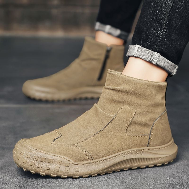 New Autumn Lightweight Casual Work Boots For Men