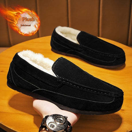 Men's Loafer-style Casual Slip-on Cotton Shoes