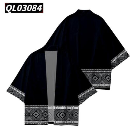 Daisy Print Sleeve Shirt Robe Cardigan Loose Large Size