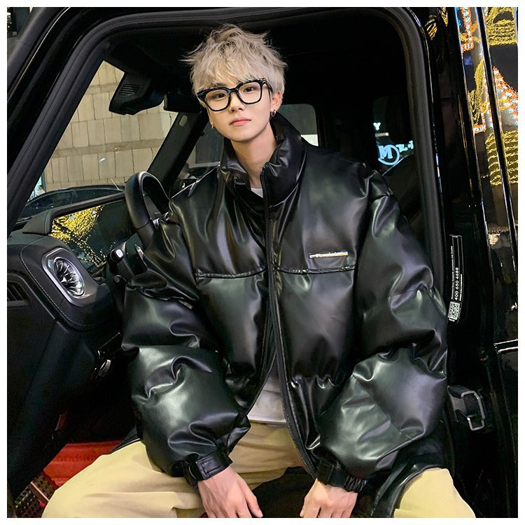 Mens New-Style Thickened Cotton Padded Jacket In American Street Style