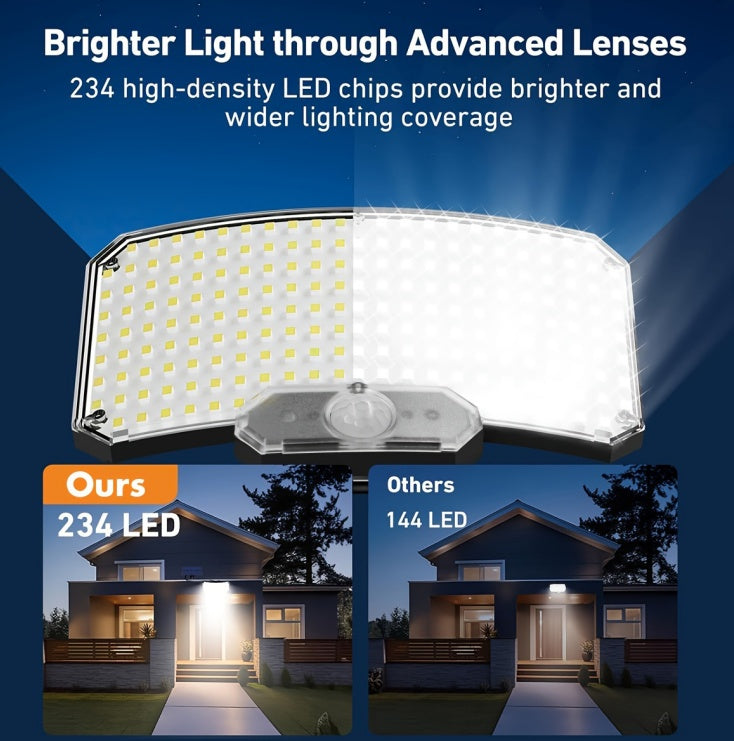 234 LED Outdoor Solar Motion Sensor Light