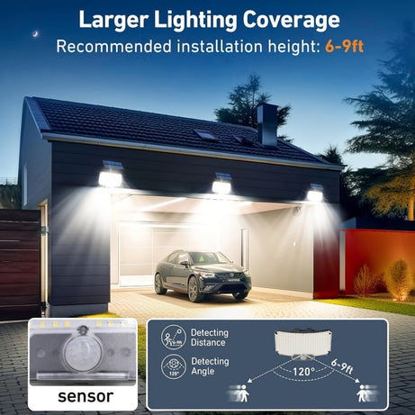 234 LED Outdoor Solar Motion Sensor Light
