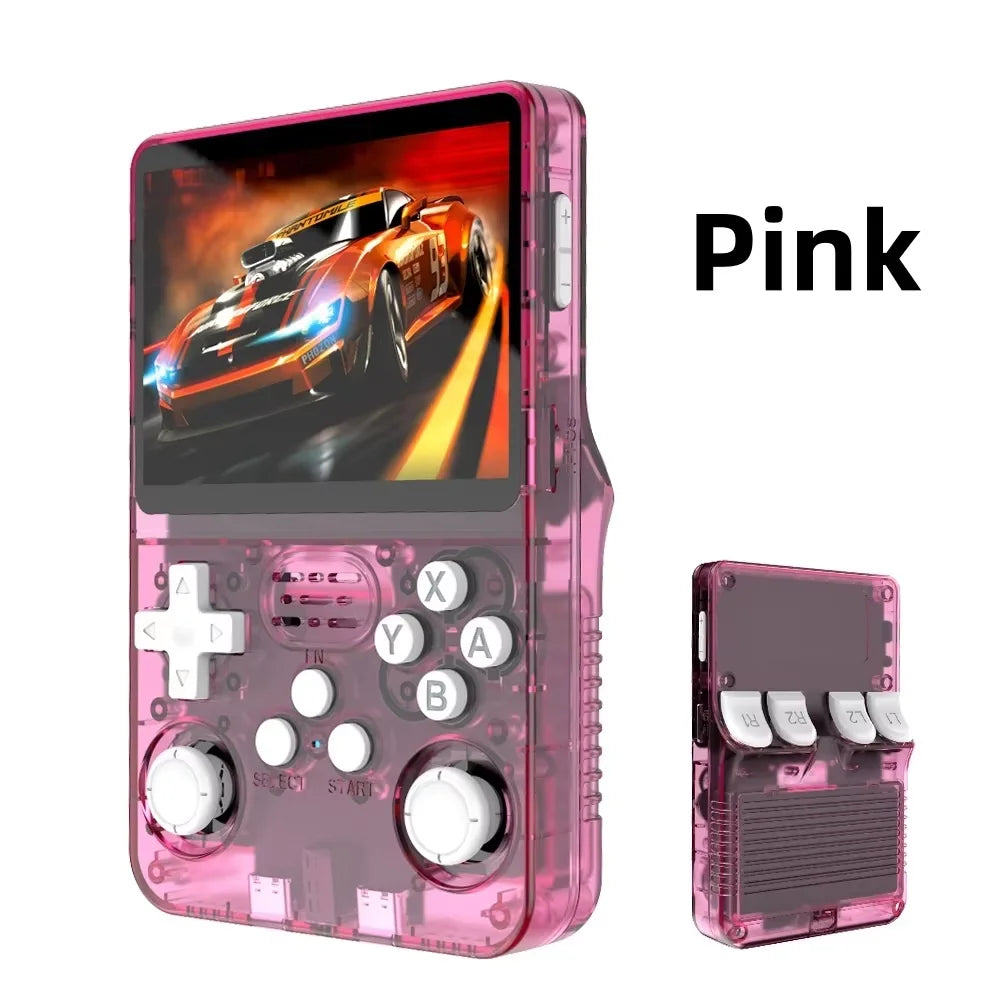 NEW R36S Retro Handheld Video Game Console Linux System 3.5-inch IPS Screen Mini Portable Handheld Video Player 64GB 15000 Games