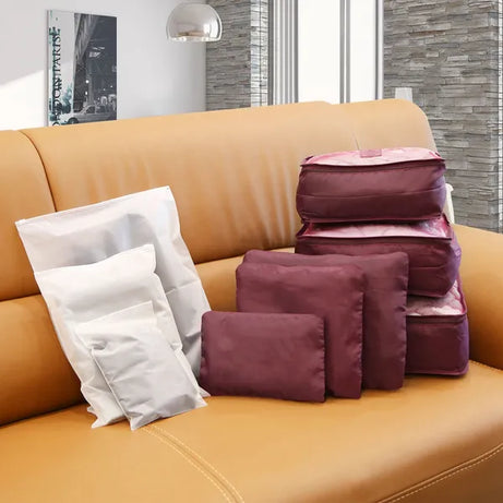 9Pcs Set Clothes Storage Bags Water-Resistant Travel Luggage Organizer Clothing Packing Cubes For Blouse Hosiery Stocking Underwear