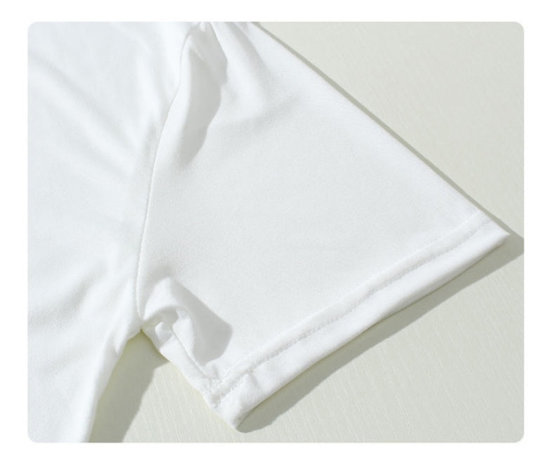 Casual Loose Men's Color Print Short-sleeved T-shirt