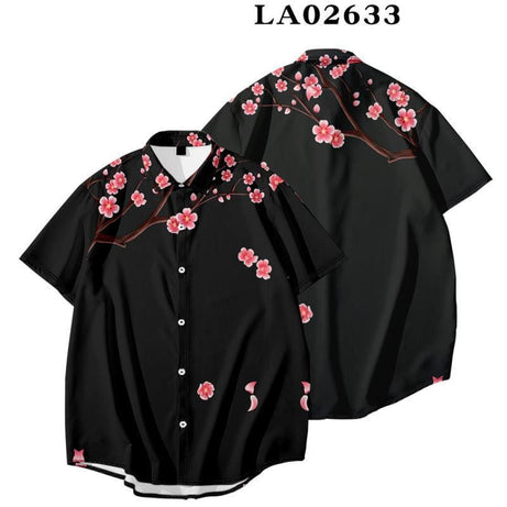 Plus Size Loose Botanical Shirt