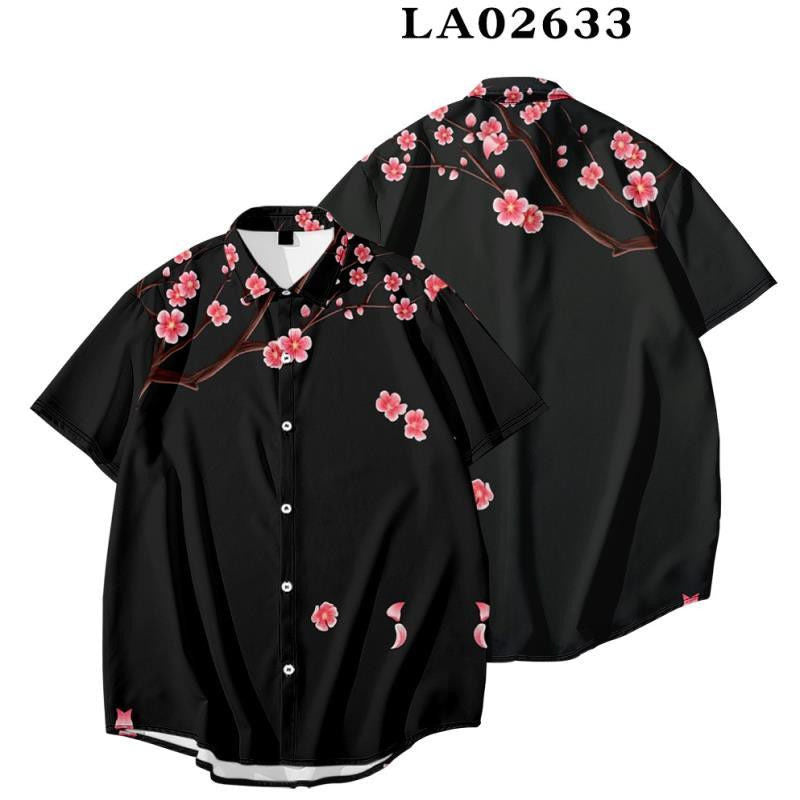 Plus Size Loose Botanical Shirt