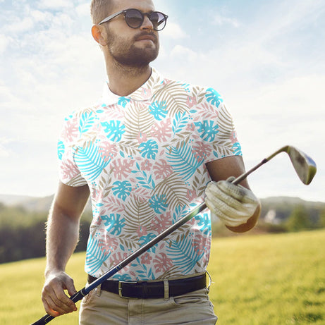 Men's 3D Printed Casual POLO Short Sleeves