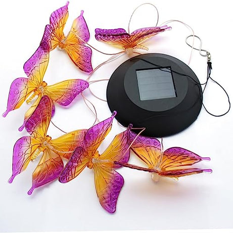Solar Butterfly Wind Chime Light