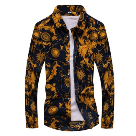 Men's Casual Slim Lapel Shirt New Style