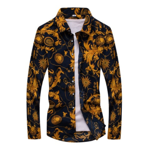 Men's Casual Slim Lapel Shirt New Style