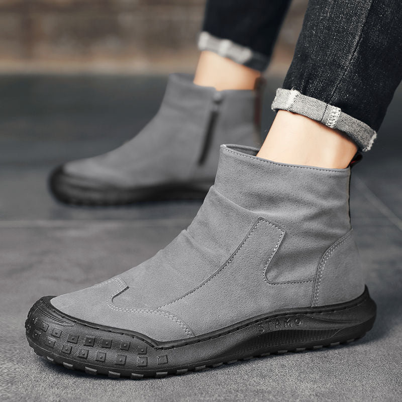 New Autumn Lightweight Casual Work Boots For Men