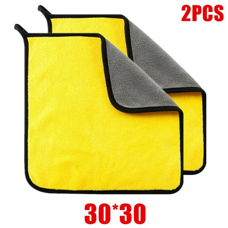 1-5Pcs Microfiber Towel Car Microfiber Cloth Wash Towel Microfiber Cleaning Cloth Absorbent Car Wash Drying Towel Auto Detailing
