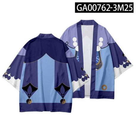 Daisy Print Sleeve Shirt Robe Cardigan Loose Large Size